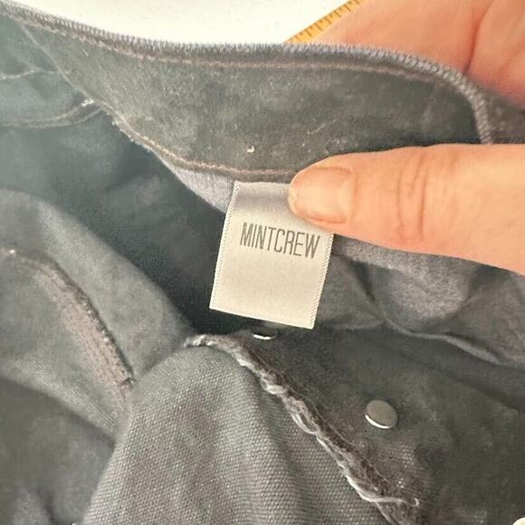 Mintcrew Black Mens Jeans Size 30 Buttonfly Acid Washed 100% Cotton Straight - Picture 8 of 8